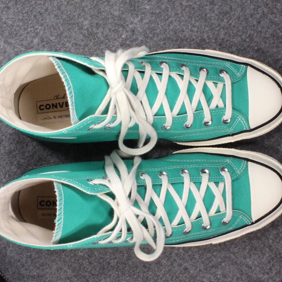 Converse Chuck 70 Seasonal Color Pool Green Sneakers Court Green Mens Size 11 - Picture 8 of 10